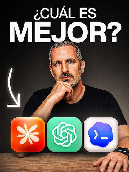 Episodio podcast Pioneros IA: comparativa Claude vs ChatGPT vs Gemini, cuál inteligencia artificial elegir en 2026