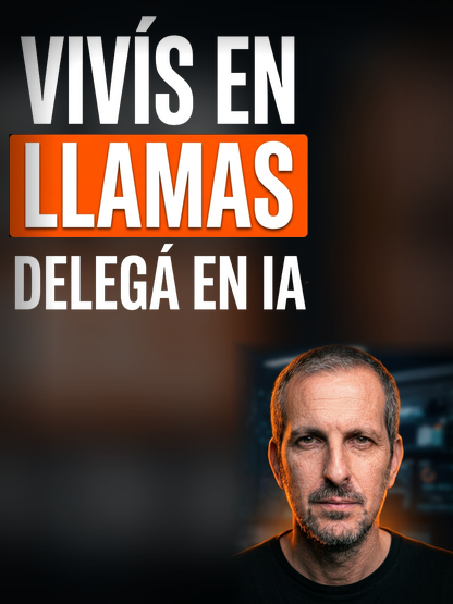 Episodio podcast Pioneros IA con el texto Vivís en llamas, delegá en IA, sobre dejar de apagar incendios con IA